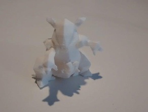 kangaskhan criaturas pokemon 3d print model - Mito3D