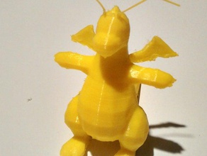 dragonite le creature pokemon 3d print model - Mito3D