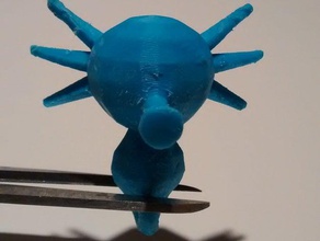 horsea le creature pokemon 3d print model - Mito3D