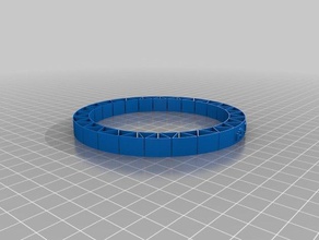 flefbraceletalice bracelets customized 3d print model - Mito3D