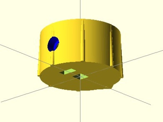 parametrico manopola parti 3D print model - Mito3D