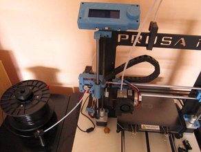 prusa i3 hephestos tube support 3d printer parts frame ptfe teflon 3d print model - Mito3D