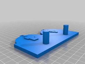 his hers key rack organization customized 3d print model - Mito3D