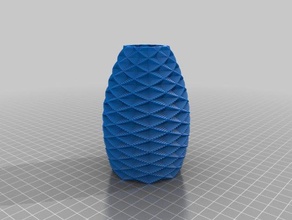 my customized spiral vase decor 3d print model - Mito3D