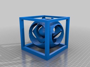 les polygones L'impression 3d génial cool cube amusant gadget polygone de la sphère 3d print model - Mito3D