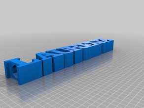 laurenz segni e loghi su misura 3d print model - Mito3D