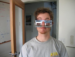 visione capovolgimento di occhiali altri fissaggio specchio acrilico arte lazzzor rta giocattolo 3d print model - Mito3D