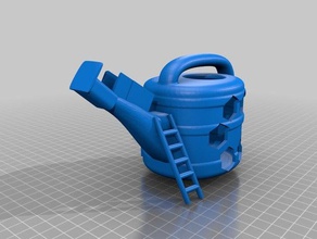 watering can house 3d printing fairy 3d print model - Mito3D
