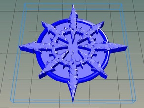 warhammer style de l'impureté du sceau le costume chaos khaos space marine 3d print model - Mito3D