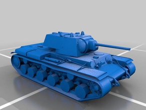 le kv-1 des véhicules 3d print model - Mito3D