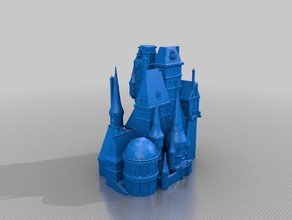 junge Schönheit beast castle 3d-drucken 3d print model - Mito3D