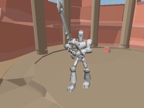 tinkerplay guerriero costruzione di giocattoli la creazione gladiator spada 3d print model - Mito3D
