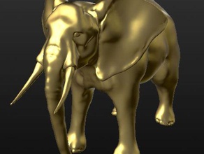 Elefanten Tiere 3d print model - Mito3D