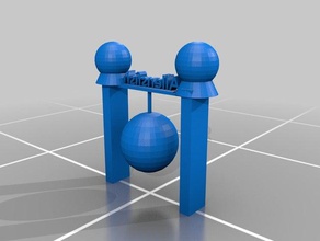 asf château avant de la balle blender une boule démolition 3d print model - Mito3D