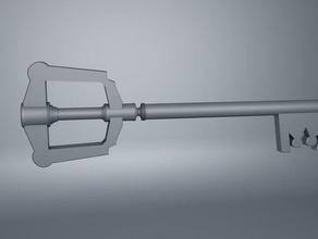 llave espada de kingdom hearts modelado juegos juego 3d print model - Mito3D