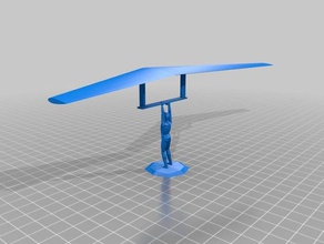 hang glider 3d printing catchthewind 3d print model - Mito3D