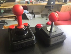 el profesor de la competencia 9000 joystick clon equipo amiga atari c64 commodore los juegos azar prof retro retrogaming sega 3d print model - Mito3D