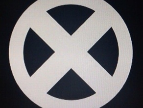 x-men logotipo el traje 3d print model - Mito3D