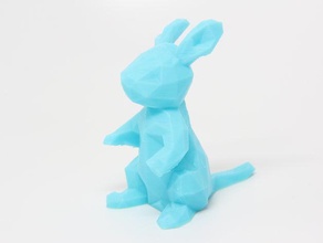 low poly canguro animali animale australia sfaccettato 3d print model - Mito3D