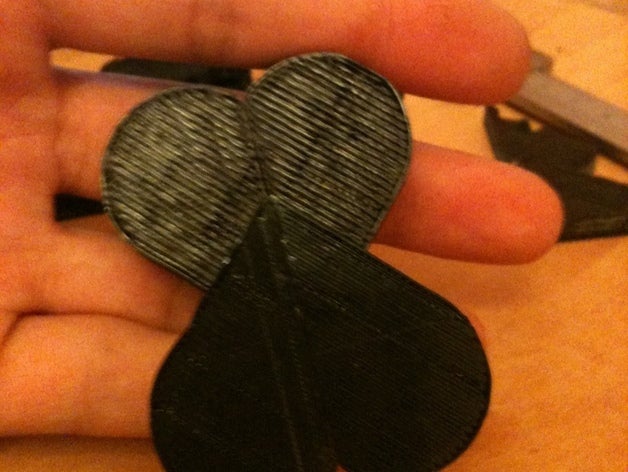 magnétique illusionniste buterfly médaillon d'autres le papillon 3D print model - Mito3D