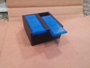 pill box organization container pillbox slider 3d print model - Mito3D