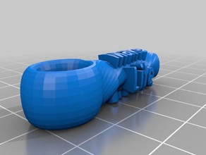 hacer de la vida algo especial w trenzado llavero llaveros personalizado 3d print model - Mito3D