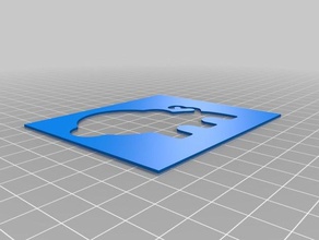 singe pochoir-o-matic l'art des outils personnalisé 3d print model - Mito3D