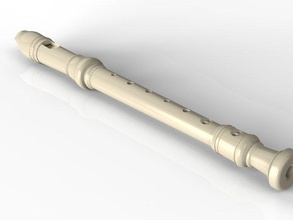 recorder flute hand tools avs instrument music wind 3d print model - Mito3D