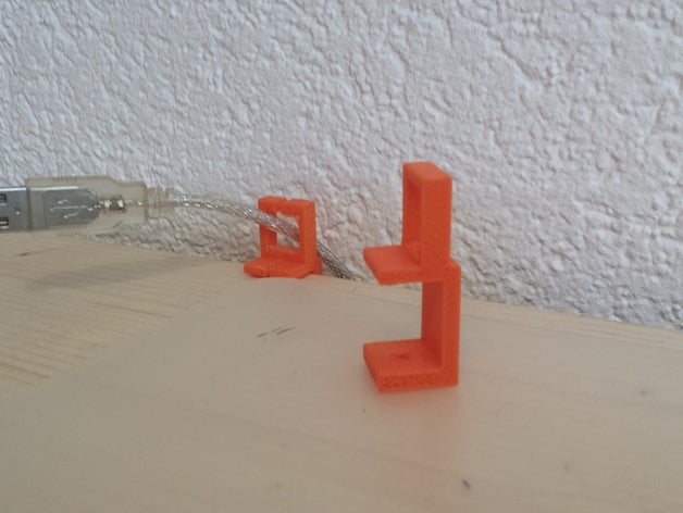 cavo usb a-b di fermo utensili & caselle titolare la maniglia il gestore hiold tenere premuto 3D print model - Mito3D