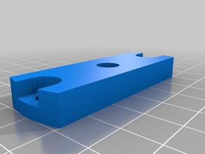 my customized simple j-head groove mount rostock 3d printer parts 3d print model - Mito3D