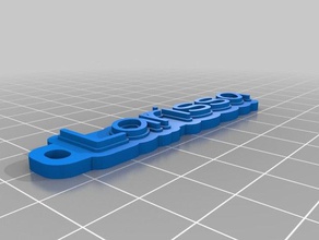 larissa chaveiro organização personalizado 3d print model - Mito3D