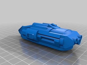 ketter space ship 3d printing outerspace spaceship 3d print model - Mito3D