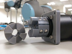step motor kavrama testi 100kg yük makine araçları 3d print model - Mito3D