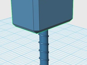 thor ' s hammer Requisiten 3d print model - Mito3D