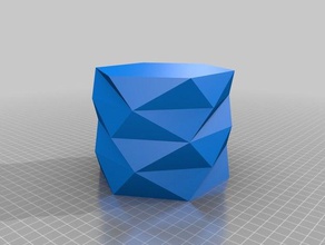 polygone vase ménage cool de la fleur lowpoly lowpolygon pot vse 3d print model - Mito3D