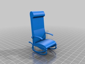 airline seat redesigned old model included furniture aviation travel 3d print model - Mito3D