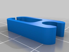 wire management clam 3d printer accessories reprap wiring 3d print model - Mito3D