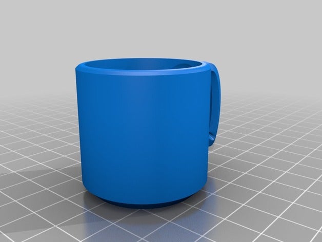 fresco de la taza cocina y comedor copa beber implementar 3D print model - Mito3D