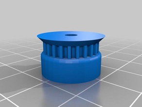 gt2 polia de 24 dentes - o eixo do motor 36 mm 3 largura da correia Impressora 3d peças personalizado 3d print model - Mito3D