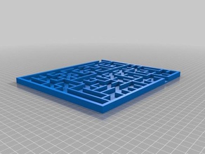 my customized a-maze-ing maze yrr puzzles 3d print model - Mito3D