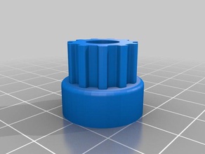 my customized parametric pulley - 11 tooth 3d printer parts 3d print model - Mito3D