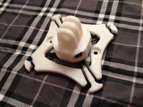 dji fantasma anti-gelatina gopro-mount rc veículos gopro3 3d print model - Mito3D