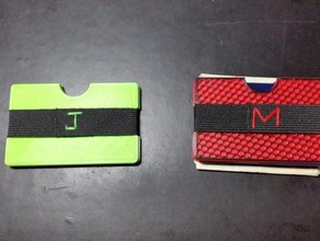 slim cartera de inspiración accesorios mod billetera 3d print model - Mito3D