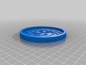 la casa targaryen giro coaster gioco di troni cucina & sala da pranzo birra tazza drago bevanda a proposito fantasia vetro ottenuto office vino 3d print model - Mito3D