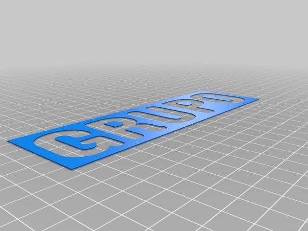 do grupo sinais e logotipos personalizado 3D print model - Mito3D