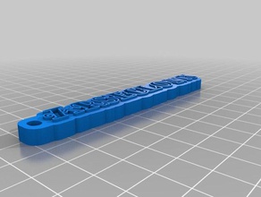 arseclown keychain organization customized 3d print model - Mito3D