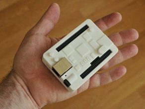 bbb gabinete botões de beagle osso preto computador beagleboard beaglebone caixa preta o blender single-board 3d print model - Mito3D