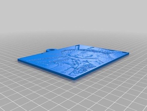 meine angepasste lithopane dani 2d-Kunst kundengebundene 3d print model - Mito3D