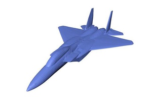 jet uçağı f-15 3d baskı 15 f avcı uçak 3d print model - Mito3D