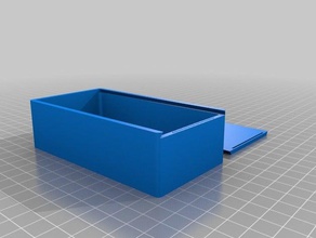 my customized box sliding top hammond attempt containers 3d print model - Mito3D